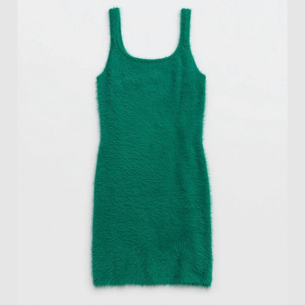 Aerie fuzzy sweater dress Sz small
